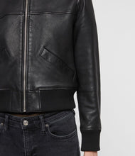 Load image into Gallery viewer, Pascao Leather Bomber Jacket
