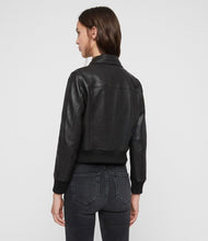 Load image into Gallery viewer, Pascao Leather Bomber Jacket