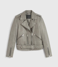 Load image into Gallery viewer, Balfern Leather Biker Jacket