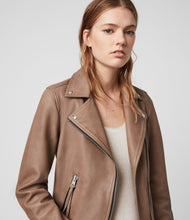 Load image into Gallery viewer, DALBY LEATHER BIKER JACKET