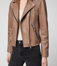 Load image into Gallery viewer, DALBY LEATHER BIKER JACKET