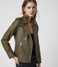 Load image into Gallery viewer, ELVA LEATHER BIKER JACKET