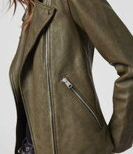 Load image into Gallery viewer, ELVA LEATHER BIKER JACKET