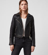 Load image into Gallery viewer, CONROY LEATHER BIKER JACKET