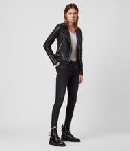 Load image into Gallery viewer, CONROY LEATHER BIKER JACKET