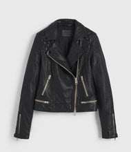 Load image into Gallery viewer, CONROY LEATHER BIKER JACKET