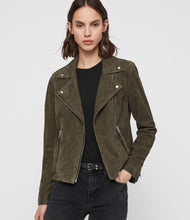 Load image into Gallery viewer, Suede Dalby Biker Jacket