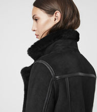 Load image into Gallery viewer, Willow Shearling Biker Jacket
